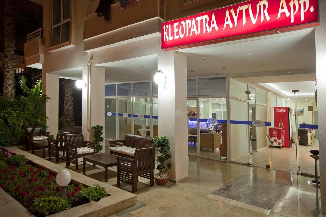 Kleopatra Aytur Apart Hotel Alanya Exterior foto